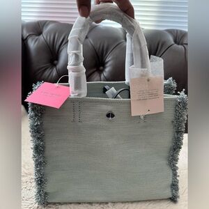 Kate Spade NWT Unique Light Denim Medium Satchel Retail $198